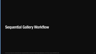 Yuki Koyama, Issei Sato, and Masataka Goto. Sequential Gallery for Interactive Visual Design Optimization. ACM Trans. Graph. (SIGGRAPH 2020)
Sequential Gallery Workflow
38
 