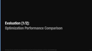 Yuki Koyama, Issei Sato, and Masataka Goto. Sequential Gallery for Interactive Visual Design Optimization. ACM Trans. Graph. (SIGGRAPH 2020)
Evaluation [1/2]:
Optimization Performance Comparison
77
 
