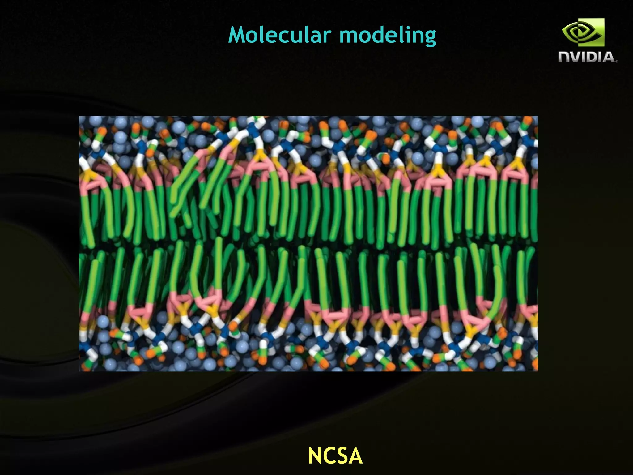 Molecular modeling




      NCSA
 