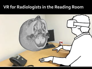 VR	for	Radiologists	in	the	Reading	Room
 