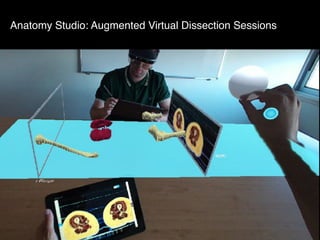Anatomy Studio: Augmented Virtual Dissection Sessions
 