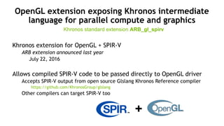 NVIDIA OpenGL and Vulkan Support for 2017 | PPT