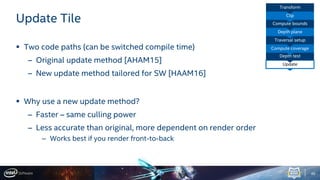Masked Software Occlusion Culling | PDF