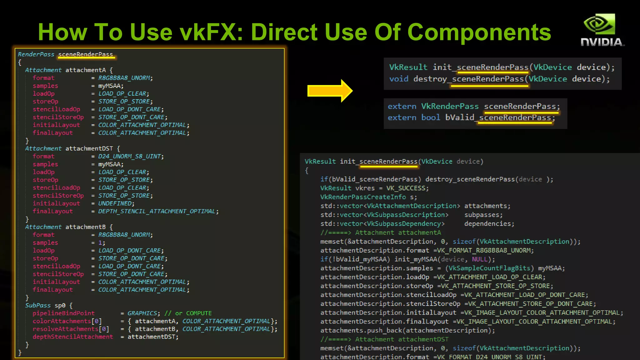 How To Use vkFX: Direct Use Of Components
 