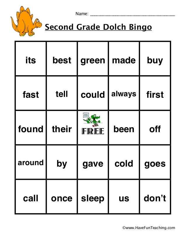 sight words for second grade flash cards