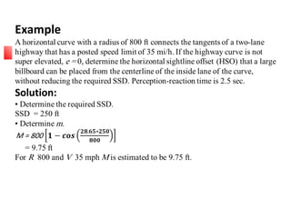 Slide Distance Calculation Sight distance.ppt