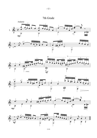 &
c
œ
œ
œ œ œ œ œ œ
œ
œ œ œ œ œ
œ œ
œ
œ
œ
œ
œ
œ
œ
j
‰
˙ ˙
˙ œ . œ #œ
Andante
1.
3
3
1
2
0
P
&
‰
œ
j
œ œ œ œ œ œ œ œ #œ œ œ
˙
œ œ œ œ
w
˙ ˙
3
2
3
4
1 0 3
&
œ
œ
#œ œ œ œ œ œ œ œ œ œ
bœ œ œ œ œ œ œ œ œ
#œ œ œ œ œ
œ œ œ œ œ œ
˙ ˙
#˙
˙
3
3 3 3
3 3
2
4
4
3
1 1 14 3 4
2
2
III V
cresc. F
&
œ œ œ œ #œ
œ œ
œ
œ œ
œ
œ œ #œ œ œ œ œ œ œ
˙ .
œ
˙
#œ
œ
3
4
2
2
0
3
3
4
2
2
4
1
1 3 1
0
IV
&
œ .
œ
j
œ #œ œ œ œ œ œ œ œ
œ
œ
œ
œ
œ
œ
œ
j
‰
œ
œ
˙
˙ œ . œ #œ
3
3
1
2
0
P
&
‰
œ
j
œ œ œ œ œ œ œ œ #œ œ œ
œ œ
œ œ œ œ œ œ
œ .
œ
j
œ Œ
w
˙ ˙
œ
œ
œ Œ
3
2
3
4
1 0 3
F
- 12 -
7th Grade
1110
 