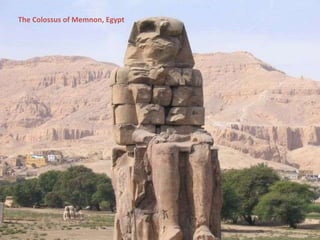 The Colossus of Memnon, Egypt 