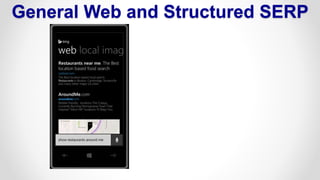 General Web and Structured SERP
 