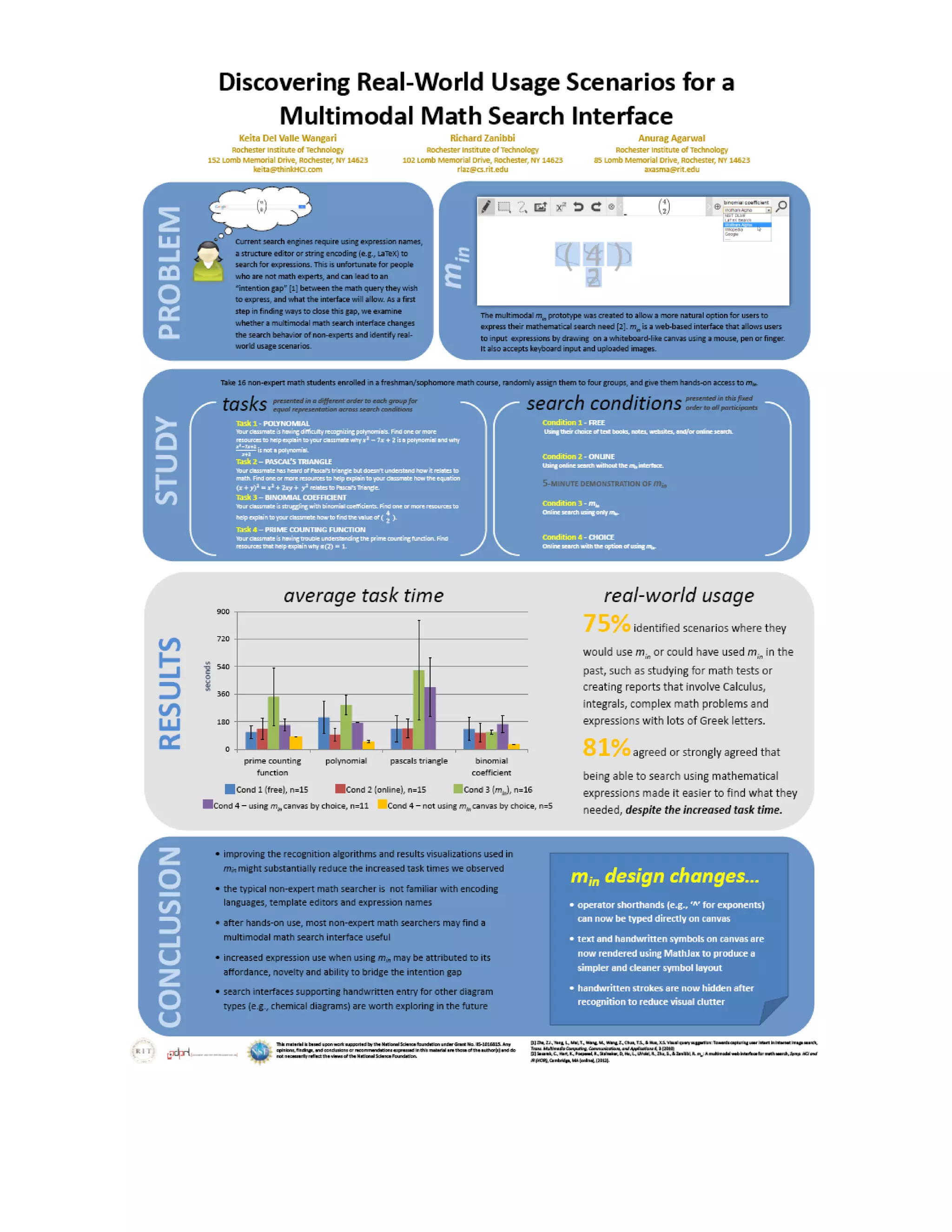 SIGIR 2014 Poster (for accpeted short paper): Discovering Real-World Usage Cases for a Multimodal Math Search Interface