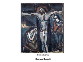 Crist a la creu Georges Rouault 