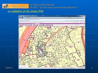 06/04/11 Le cadastre et les zones POS 