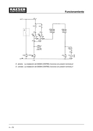 8
 Apretar una vez la tecla de flecha (Ä) hasta que aparezca “RS485” en la tercera línea del
display.
 Apretar la tecla (¤), cuando aparezca en la tercera línea del display “RS485“. El display
muestra la indicación siguiente:
56 ; 