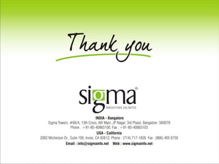 Corporate Presentation Sigma Infosolutions