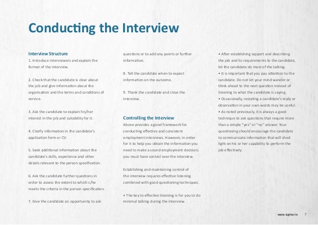 job interview hints