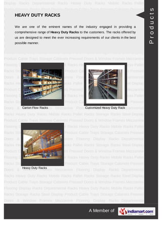 Sigma Storage Systems, Kanpur, Display Racks | PDF
