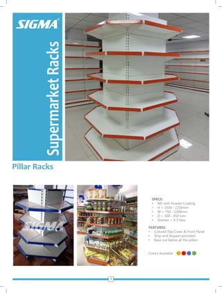 Sigma Display Rack SIGMA Supermarket Display Rack Catalog 2025 | PDF