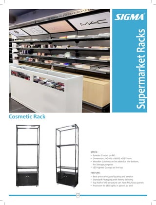 Sigma Display Rack SIGMA Supermarket Display Rack Catalog 2025 | PDF