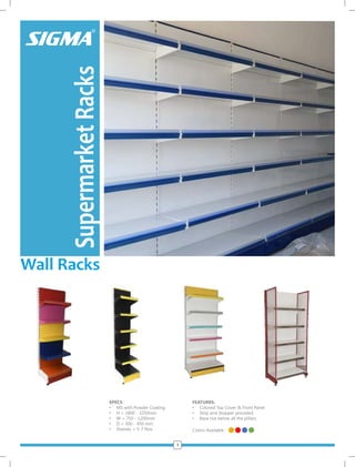 Sigma Display Rack SIGMA Supermarket Display Rack Catalog 2025 | PDF