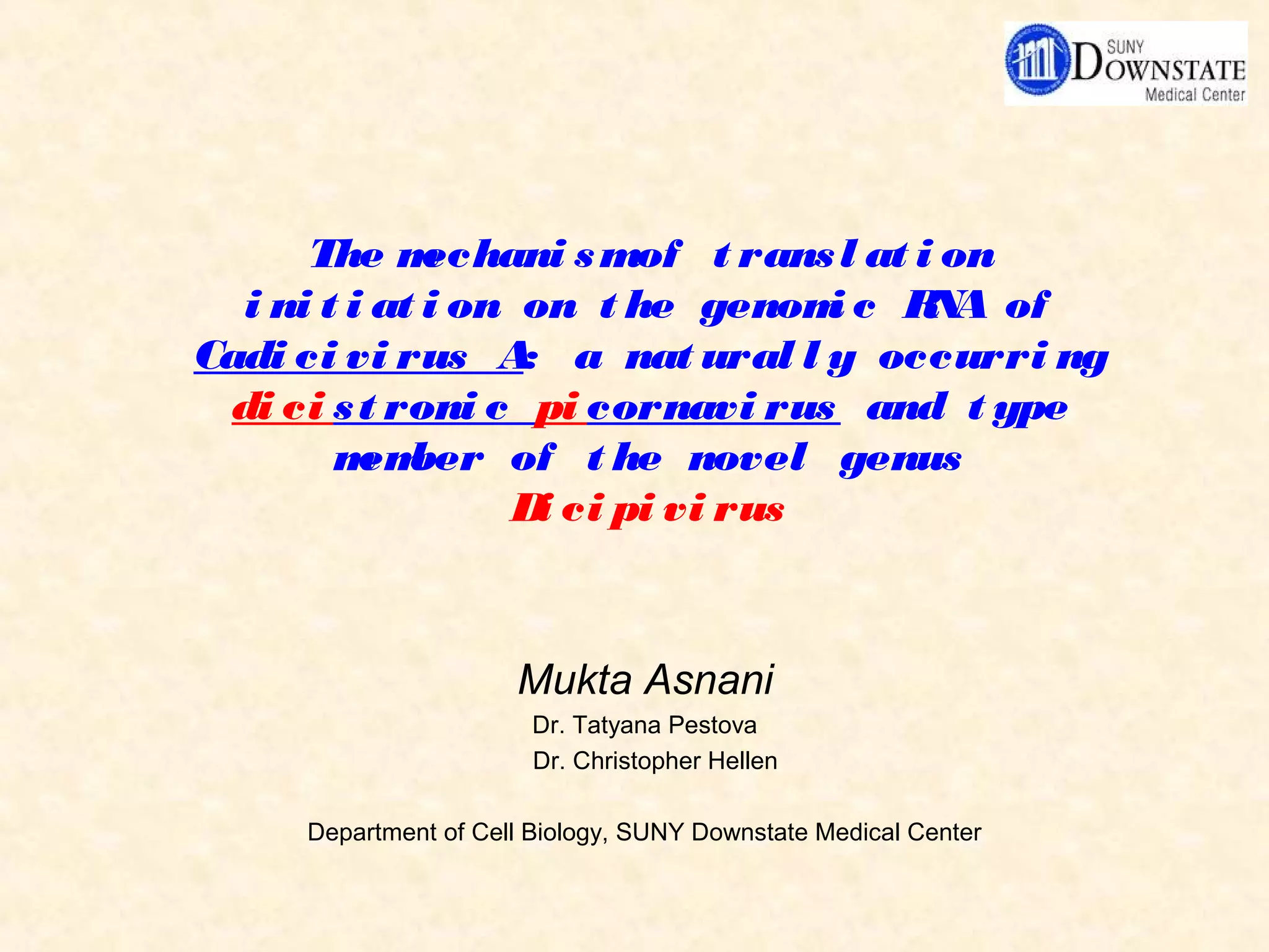Sigma xi presentation mukta asnani | PPT