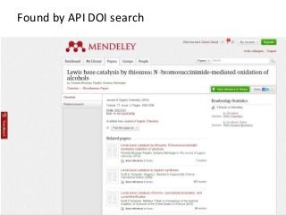 Found by API DOI search 
 