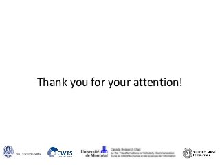 Thank you for your attention! 

