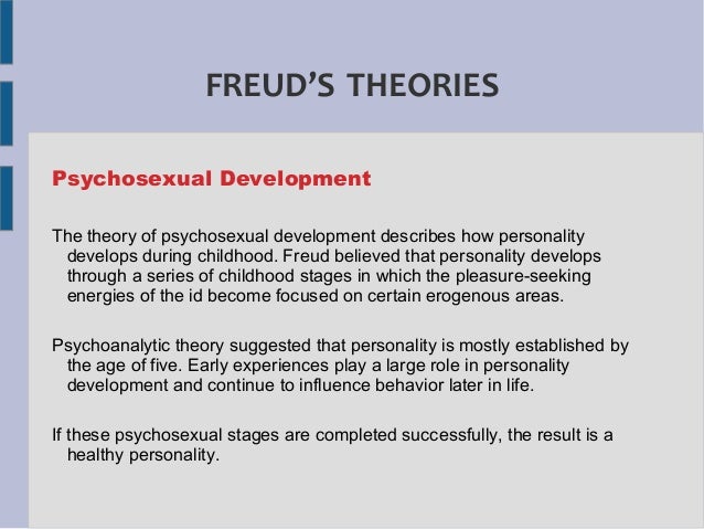 Analysis Of Sigmund Freuds Theories Of Personality