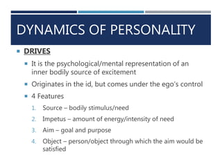 sigmund theory of personality