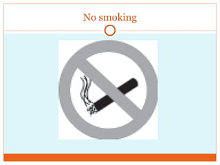 No smoking 