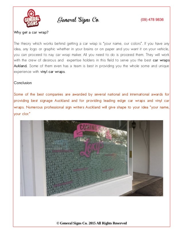 Signage and Sign Writers Auckland