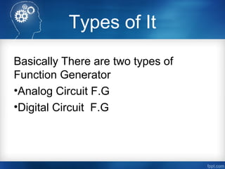 Function Generator | PPT