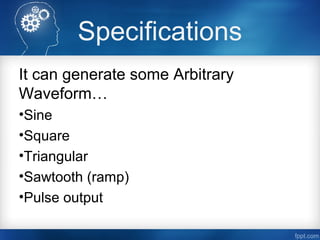 Function Generator | PPT