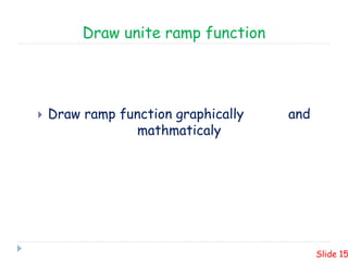 PLOTTING UNITE STEP AND RAMP FUNCTION IN MATLAB | PPT