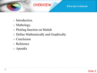 PLOTTING UNITE STEP AND RAMP FUNCTION IN MATLAB | PPT