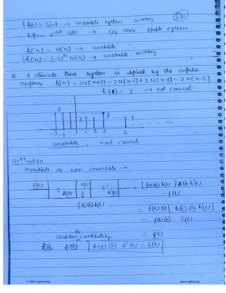 Signal and systm made easy hand written notes Gate ECE | PDF