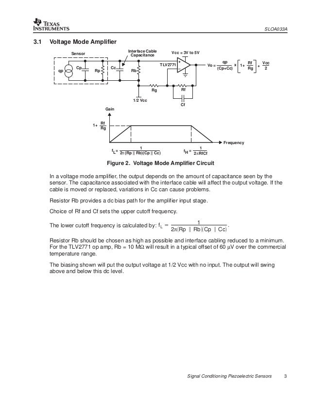 Signal conditioning piezoelectric sensors