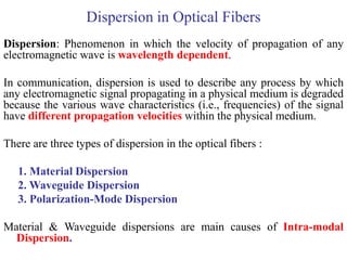 Signal degradation in optical fibers | PDF
