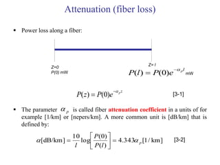 Signal degradation in optical fibers | PDF