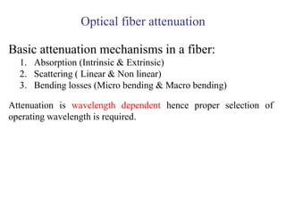 Signal degradation in optical fibers | PDF