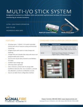 Signal Fire Wireless Telemetry Catalog | PDF