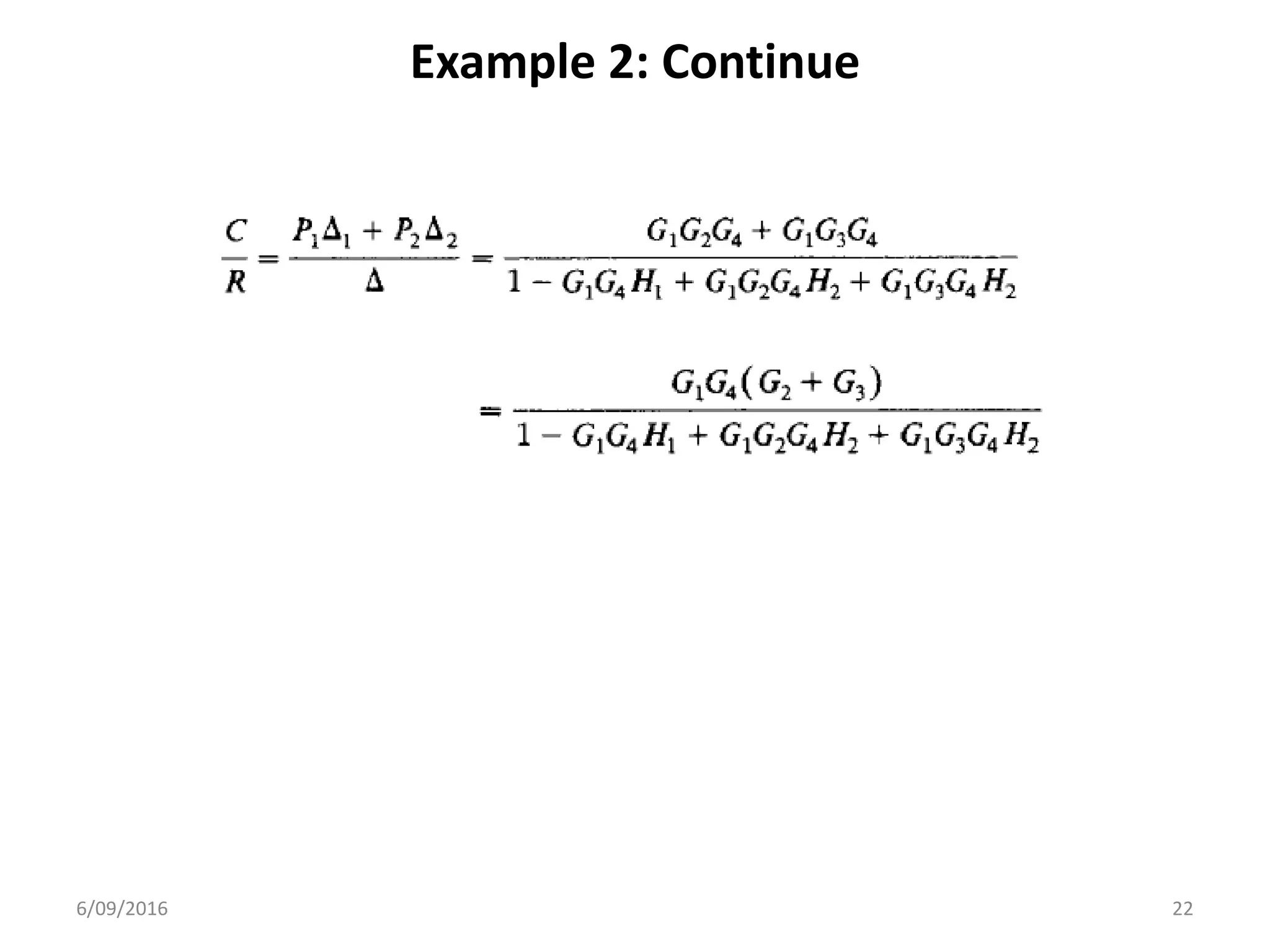 Example 2: Continue
6/09/2016 22
 