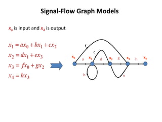 Signal flow graph | PPTX