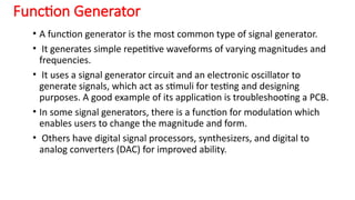 Signal Generator modern technology instrument | PPTX
