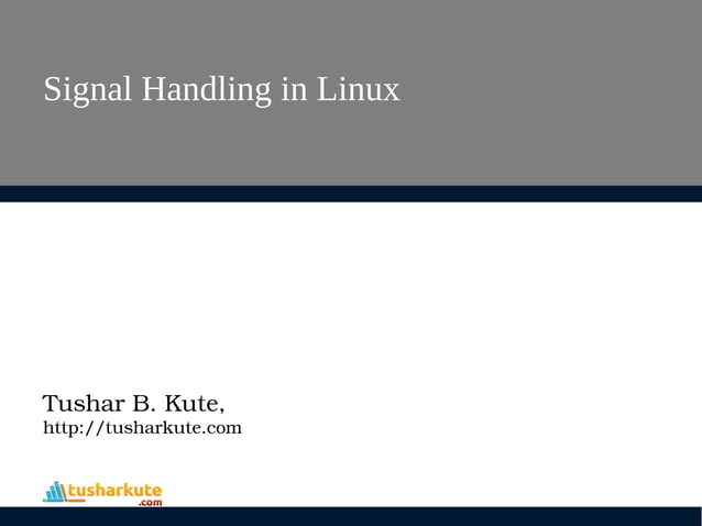 Signal Handling in Linux | PDF