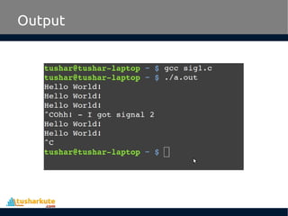Output
 