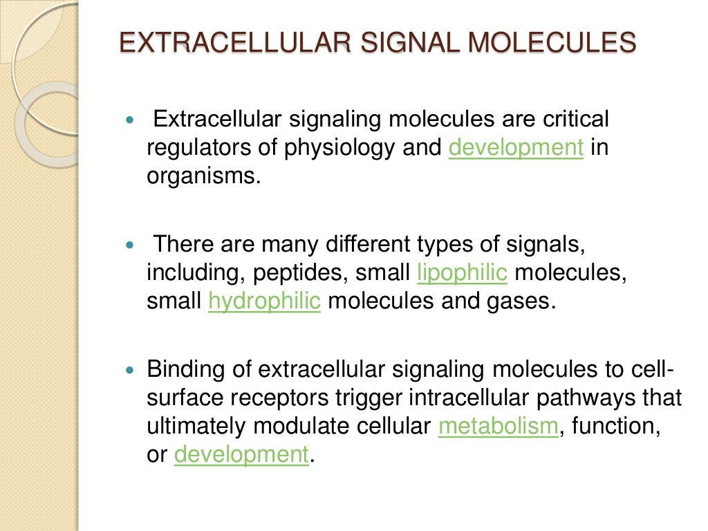 Signaling molecules