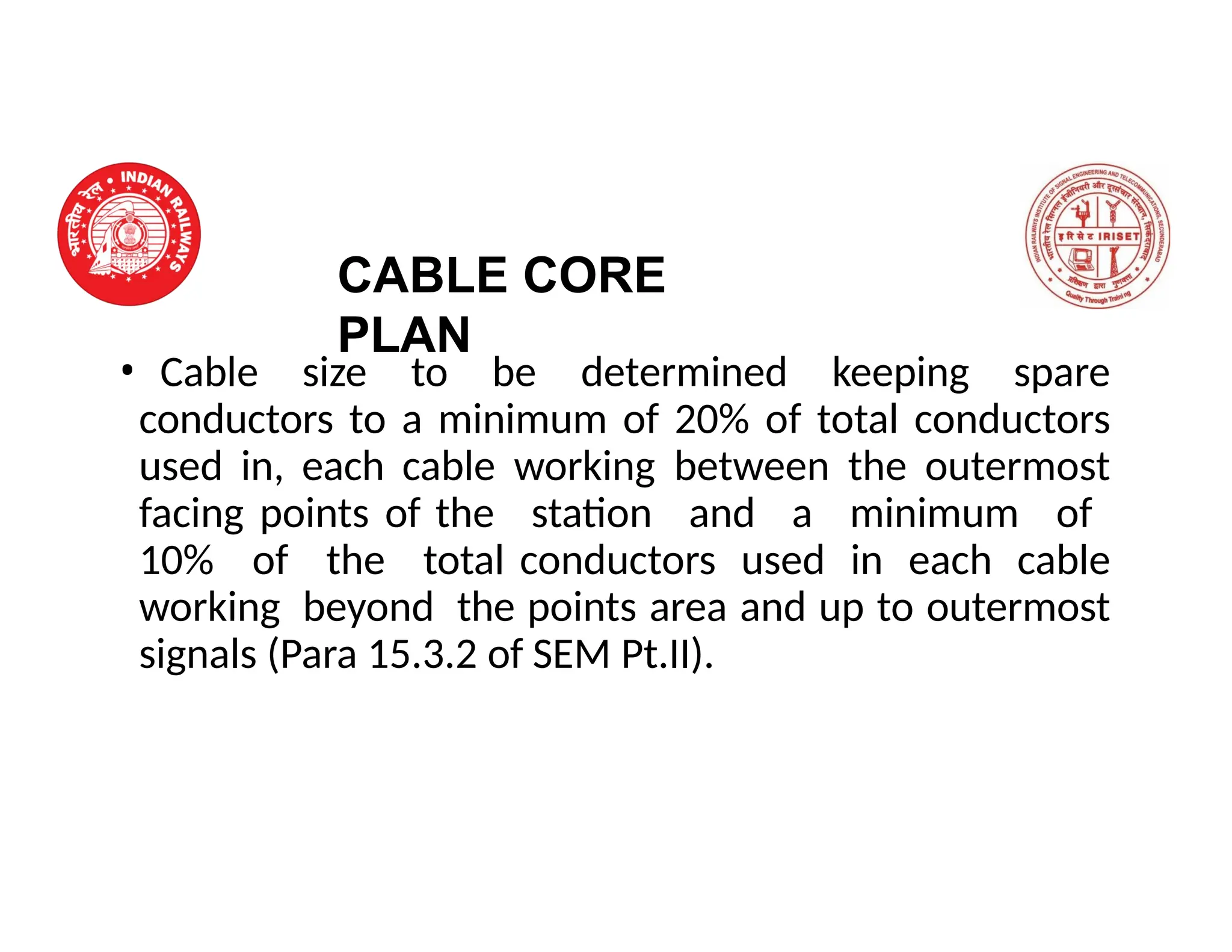 signalling cables laying.pptx for Signalling | PPTX