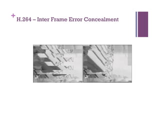+H.264 – Inter Frame Error Concealment
 