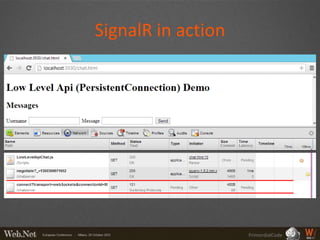 SignalR in action




                    PrimordialCode
 