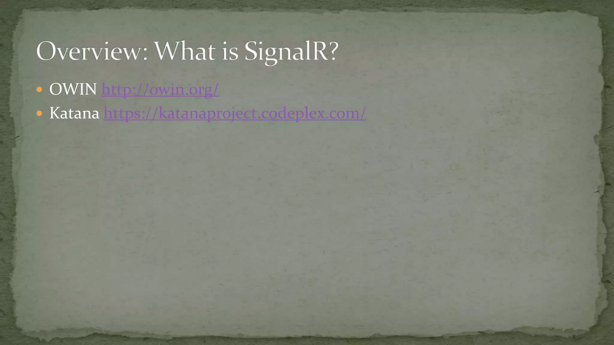  OWIN http://owin.org/
 Katana https://katanaproject.codeplex.com/
 